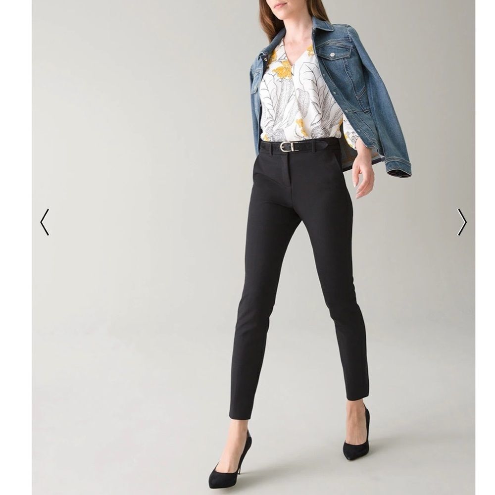 White House Black Market Formal Dress Pants Straight Leg Womens OS​​​ - Picture 3 of 9